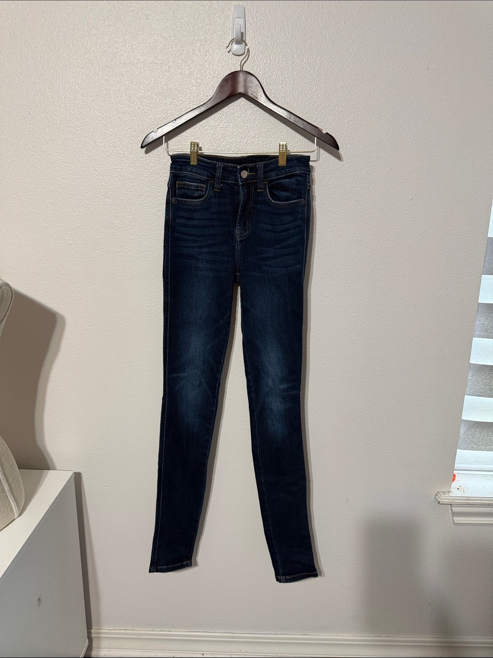 Flying Monkey Dark Indigo High-Rise Skinny Jeans
